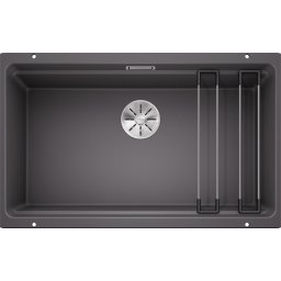 Chiuveta cu montare sub blat BLANCO ETAGON 700-U, silgranit, 70 cm, gri piatra, 525168