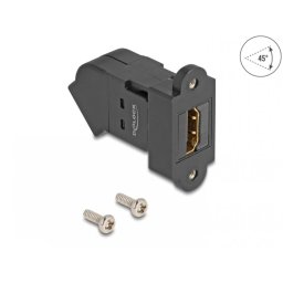 Modul keystone HDMI 8K60Hz unghi 45 grade M-M Negru, Delock 67156