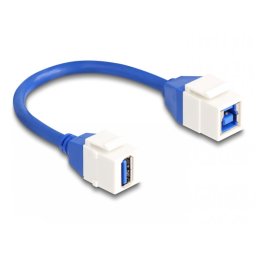 Modul keystone USB 3.2-A la USB-B M-M 0.2m, Delock 86970