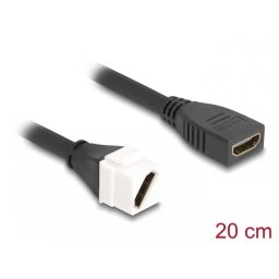 Modul keystone HDMI 8K60Hz diagonala M-M 0.2m Negru, Delock 90326
