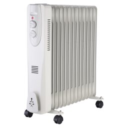 Radiator electric portabil cu ulei 13 elementi 2500W Well Cod EAN: 5948636038514