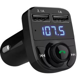 Încărcător auto USB dual Handsfree Bluetooth Car Kit Mp3 Player Car FM Transmițător Wireless 5940714134019