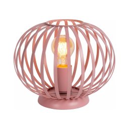 Lampă de masă Lucide 78593/25/66 MERLINA 1xE27/40W/230V d. 25,5 cm roz
