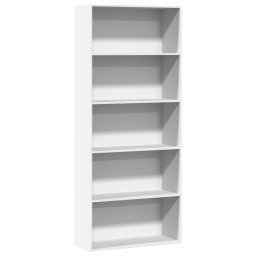 Biblioteca, alb, 80x30x189 cm, lemn prelucrat GartenMobel Dekor