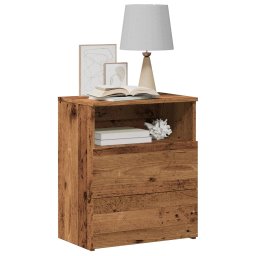 Noptiere, 2 buc, lemn învechit, 50x32x60 cm, lemn prelucrat GartenMobel Dekor