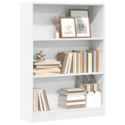 Biblioteca, alb, 80x24x109 cm, lemn prelucrat GartenMobel Dekor
