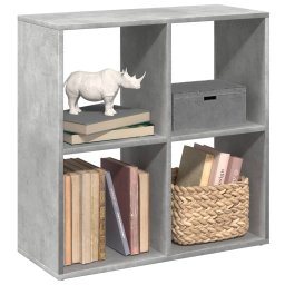Biblioteca/separator camera gri beton 69,5x29x69,5 cm lemn GartenMobel Dekor