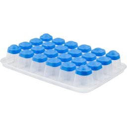 Cutii alimentare Emsa CLIP & CLOSE ice cube box, ice cube maker (transparent/blue, for 24 ice cubes)