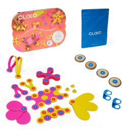 Clixo joc magnetic de construit - Crew Roz Galben (30 piese)
