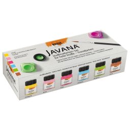 Vopsea pentru textile de culoare deschisă Javana Trend Kreul, set 6 x 20 ml