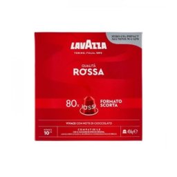 Lavazza Rossa Compatibile Nespresso - 80 Capsule Aluminiu