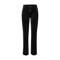 Juicy Couture Pantaloni 'Tina' negru / argintiu