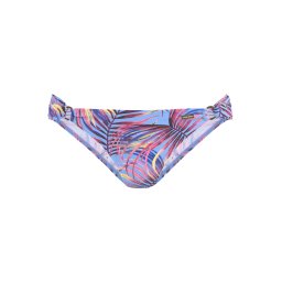 LASCANA Slip costum de baie 'Breese' azuriu / galben deschis / mov vânătă / roz deschis