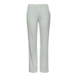 s.Oliver Pantaloni de pijama verde pastel / alb
