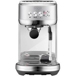 Espressor Espressor Manual Bambino Plus SES500BSS4, 1600W, 9 Bar, 1.9L, ThermoJet 3 sec, Auto Milk, Inox