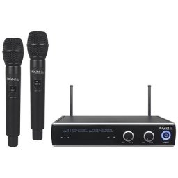 set 2 microfoane wireless uhf 863.9 / 864.9mhz