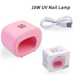 Mini Lampa UV/LED Pink TV 16W(Max)
