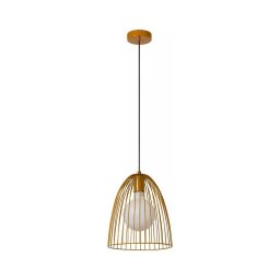 Lustră pe cablu Lucide 74417/01/44 MACARONS 1xE27/40W/230V d. 24,5 cm galben