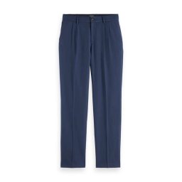SCOTCH & SODA Pantaloni Relaxed Straight Fit Pleated Chino 178674 SC0002 night