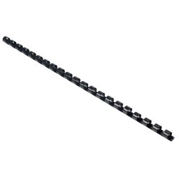 Binding comb 8mm, black, 100 pcs