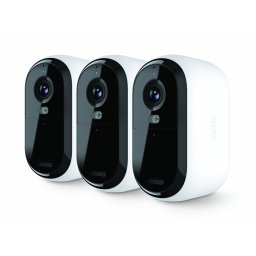 Set 3 camere de securitate pentru exterior Arlo Essential Gen.2 VMC3350-100EUS, 4 MP, Wi-Fi, Microfon (Alb)
