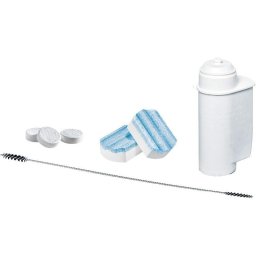 Set Intretinere Siemens TZ80004A - 00312105, 10 pastile 3 tablete, 1 filtru Brita, 1 perie