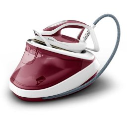 Statie de Calcat TEFAL Pro Express Ultimate GV9711E0, 3000W, 590g/min, 1200ml, talpa Durilium, Visiniu-Alb