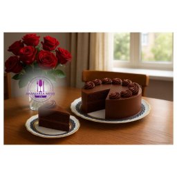 MARIE LOUISE decor AUR Serviciu tort portelan Bohemia 6 persoane ( 7 piese )