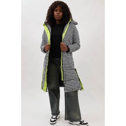 GEACA LUNGA GROASA DE IARNA CU GLUGA SI BUZUNARE COMO S Negru