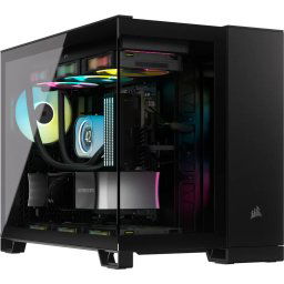 Carcasa 2500X TG RGB Middle Tower Fara sursa mATX,mITX Black