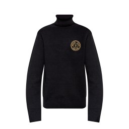 VERSACE JEANS COUTURE Tricotat 77Upm07 V-Emblem Embro 77GAFM07CMH41 g89 black/gold