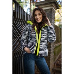 GEACA SCURTA GROASA DE IARNA CU GLUGA SI BUZUNARE COMO M Negru