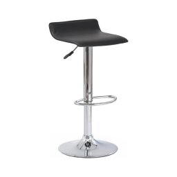 Scaun de bar 84x40 cm negru/crom