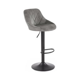 Scaun de bar 106x47 cm gri/negru