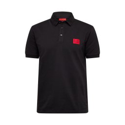 HUGO Tricou 'Dereso' roșu / negru