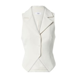 millane Vestă de costum alb kitt