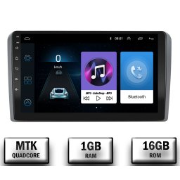 Navigatie Audi A3 S3 RS3, Android 10, P-Quadcore 1GB RAM + 16GB ROM, 9 Inch - AD-BGP9001+AD-BGRKIT424