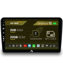 Navigatie Audi A3 S3 RS3, Android 12, E-Octacore 2GB RAM + 32GB ROM, 9 Inch - AD-BGE9002+AD-BGRKIT424