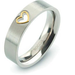 Boccia Titanium Inel de titan îndrăgostit 0143-02 63 mm