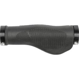 M-WAVE SCREW ON COMFORT GRIPS, prindere dubla, lungime 130 mm, negru