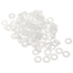 Set 120 bucati O-ring-uri Glorious PC Gaming Race pentru tastaturi mecanice, silicon, transparente, 2.5mm, G40-THICK