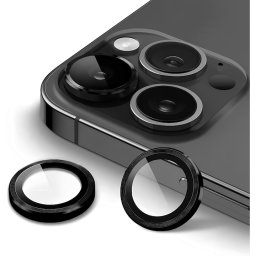 Protectie Camere iPhone 16 Pro iPhone 16 Pro Max Negru