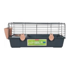 ZOLUX Cusca pentru iepuri si porcusori de Guineea EHOP 80 cm, culoare antracit/roz