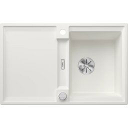 Chiuveta bucatarie Blanco ADIRA 45 S, silgranit, 78 cm, grilaj pliabil inclus, alb, 527589