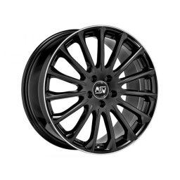 Janta aliaj MSW 30 Schwarz Horn poliert 9.5x20 5x112 ET35