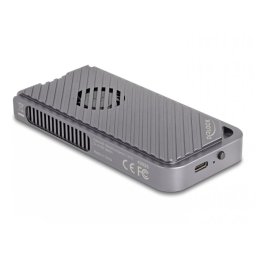 Rack extern USB 4 pentru M.2 NVMe SSD Gaming Style LED + Fan - tool free, Delock 42025