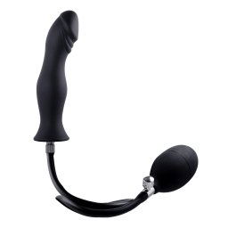 NMC Strafe Inflatable Curved Dildo with Pump Black