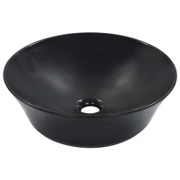 Chiuveta de baie, negru, 41x12,5 cm, ceramica GartenMobel Dekor