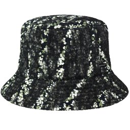 Palarie Kangol needlepunch floral bucket negru