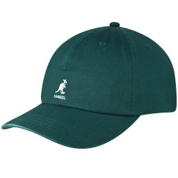 Sapca Kangol washed cotton adjustable baseball pine verde